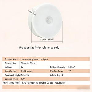 <span class=keywords><strong>Lampe</strong></span> de nuit <span class=keywords><strong>LED</strong></span> miniature <span class=keywords><strong>sans</strong></span> <span class=keywords><strong>fil</strong></span> <span class=keywords><strong>à</strong></span> <span class=keywords><strong>d</strong></span>étecteur de mouvement moderne, rechargeable par USB, pour la <span class=keywords><strong>d</strong></span>écoration murale intérieure, éclairage de chambre <span class=keywords><strong>à</strong></span> coucher - Product Image 6