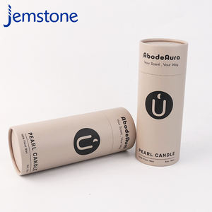 Emballage écologique en tube de carton artisanal pour bougie, cire, bloc de cire, cadeau, bougie en cire - Product Image 4