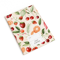 Vente en gros A6 B6 Dentelle Jacquard Fleur Éponge Intercalaire Tissu Doux Cahier Fantaisie Tissu Relié Cuir PVC Papier PP Couverture A5