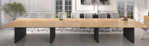 Lớn Hình Chữ Nhật Văn Phòng Hiện Đại Họp Bàn Mở rộng Gỗ Bàn Hội Nghị Cho Các Trường Học Và Nội Thất Văn Phòng - Product Image 4