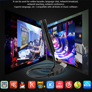 Sf-558 Xách Tay Mini USB Microphone Cho Ghi Âm Cuộc Họp Phòng Thu Máy Tính Xách Tay/PC/<span class=keywords><strong>MSN</strong></span>/Skype Máy Tính Xách Tay Cổ Ngỗng Mic - Product Image 5