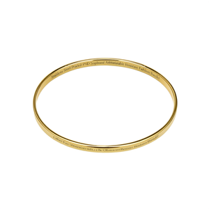Stainless Steel Bracelet PVD <b>Gold</b> Plated Sustainable Resistant Trendy Unisex <b>Bangle</b> - Product Image 2