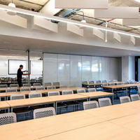Cloison de séparation coulissante pliable moderne insonorisée pour hôtel d'affaires, chambre d'hôtes, bureau, salle de conférence, salle de réunion, salle de sport