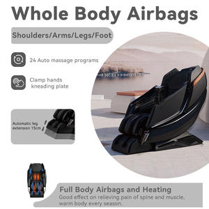 4D Zero Gravity Electric Shiatsu <span class=keywords><strong>Silla</strong></span> de masaje de cuerpo completo Repuestos gratuitos para uso doméstico - Product Image 4