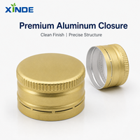 Flacon en verre médical XINDE avec bouchon à ouverture facile en aluminium et plastique combinés
