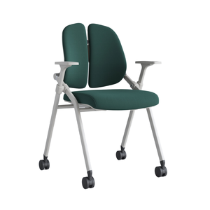 NSW D180 <b>White</b> Frame Iron Folding <b>Chair</b> Modern Meeting -<b>Chair</b> Wholesale - Product Image 3