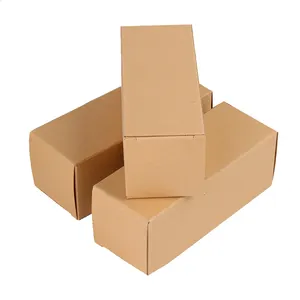 長方形クラフト紙配送ボックス環境にやさしい競争力のある価格