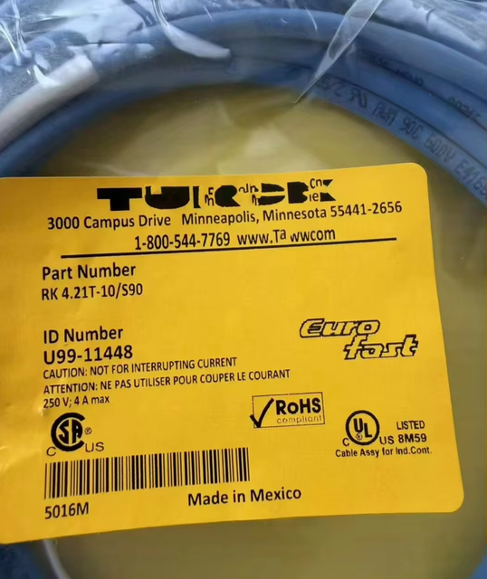 Brand New Original  Connection Cable RK4 21T-10/S90 Various Models Available for Industrial Automation Equipment