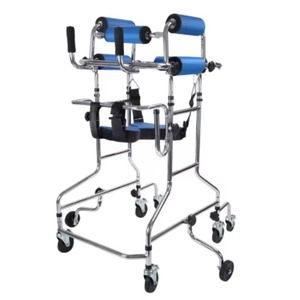 Assistive Height Adjustable Folding Mobility Walking Aid <b>Walker</b> <b>Rollator</b> <b>Walker</b> For Elder - Product Image 1