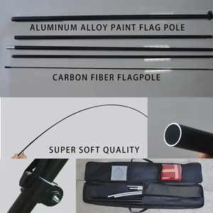 Bandera rectangular personalizada, asta de bandera de 5m con base de agua, bandera de playa Oriflamme con soporte y asta de bandera telescópica <span class=keywords><strong>para</strong></span> publicidad - Product Image 5