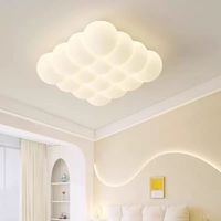 Plafonnier créatif à bulles, style crème, spectre complet, protection oculaire, lumière chaude populaire pour chambre à coucher
