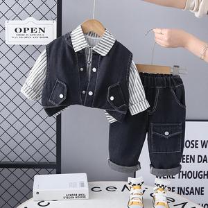 Vêtements pour bébé garçon de bonne qualité en gros, <span class=keywords><strong>1</strong></span> à 5 ans, nouveau style, ensemble de vêtements pour bébé garçon - Product Image 3