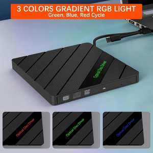 AMZ New Trending 7 en 1 USB 3.0 Type C <span class=keywords><strong>Lecteur</strong></span> optique externe CD <span class=keywords><strong>DVD</strong></span> RW avec <span class=keywords><strong>lecteur</strong></span> de carte USB HUB <span class=keywords><strong>Lecteur</strong></span> CD <span class=keywords><strong>DVD</strong></span> pour PC <span class=keywords><strong>portable</strong></span> - Product Image 6