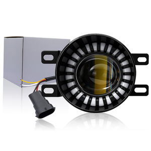 ไฟหน้า LED กันน้ำขนาด 4 นิ้ว 12V 40W และไฟตัดหมอกพร้อมวงแหวน Angel Halo สำหรับรถจักรยานยนต์ รถบรรทุก รถจี๊ป ATV - Product Image 3