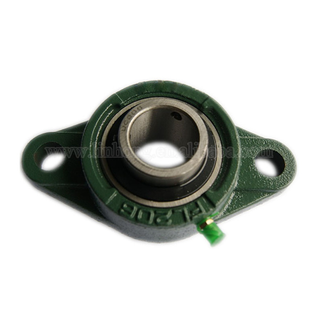 DEEPDREAM UCFL205-16 Pillow Block Bearing Pack 2 Flange Mounted Bearings 1 Inch Bore 2 Bolt Flange Self Alignment Steel Housing