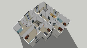 Made in china fast building prefab steel frame fiber ready cement board <span class=keywords><strong>house</strong></span>/hotel - Product Image 6