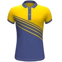 Polo à manches courtes avec revers pour hommes, vente directe en usine de haute qualité pour hommes - Product Image 3