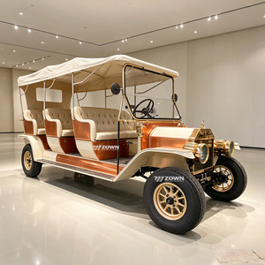 Elegante Vehículo Eléctrico Antiguo de Baja Velocidad para Turismo, Ideal para Aldeas Turísticas y Recorridos por Mansões - Product Image 1