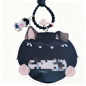 High Quality <b>Acrylic</b> Mini Size Custom Design <b>Mirror</b> Keychain - Product Image 6