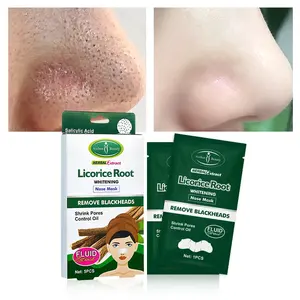 Licorice Root Nose Mask Salicylic Acid Remove Blackheads Nose Cleaner Herbal Control Oil White Nose Pore Strips