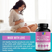 Complément Premium Myo-Inositol Plus Folate Vitamine D en Capsules pour l'Équilibre Hormonal Féminin, Soutien Ovarien Sain et Antioxydant