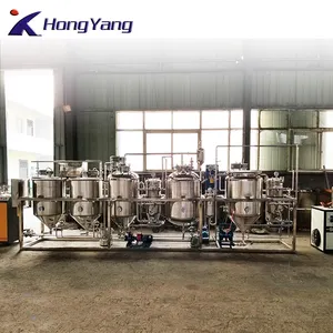 grape seed oil deacidification pot cooking/edible oil refinery equipment/machine 500kg/d -1ton for Essential oil refinery plant