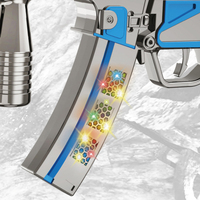 2025 enfants vente chaude simule électrique son lumière pistolet jouets activités de plein air pulvérisation Vibration pistolet jouets