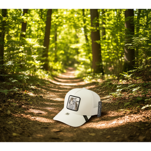 Gorra Trucker Tiger Ajustable de Malla, Unisex, Uso Casual, Cuatro Estaciones, Diseño de 6 Paneles, Parche Frontal Bordado a Mano - Product Image 2