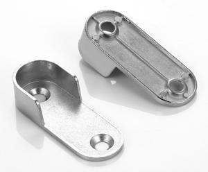 ก้านชุบนิกเกิล16มม. & 19มม. ทำจากซิงค์อัลลอยปลายตู้ทรงไข่รองรับที่วางท่อตู้เสื้อผ้าและรางสำหรับแขวนตู้เสื้อผ้า - Product Image 5