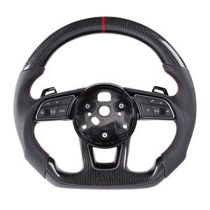 Volante Completo de Fibra de Carbono Personalizado para <span class=keywords><strong>Audi</strong></span> A4 A5 A6 A7 S3 A8 <span class=keywords><strong>Q3</strong></span> S8 C8 S6 B9 - Product Image 1