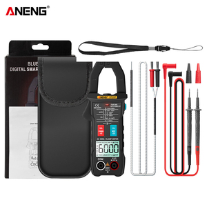 Multimètre portable à pince ST207, 6000 comptes, True RMS, test de capacité 9.999nF-999.9uF, 600V AC, 6A-600A, batterie - Product Image 6