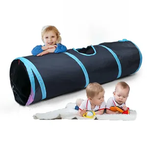 Custom 210T polyester tunnel tent camping Helps with Autism, SPD, Anxiety Children play sensory tunnel