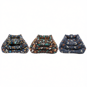 Set di 3 Pezzi di Cucce per Cani Quadrate con Ingresso, Cucce e Mobili Premium per Animali Domestici - Product Image 2