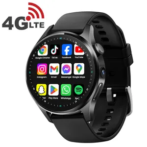 VALDUS Android Smart Watch 4G Mobile Phone Video HD Dual Camera GPS WIFI Mens X300 PRO Super Round Display X300 PRO Smartwatch