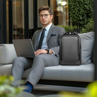 Sac à dos pour ordinateur portable HEROIC KNIGHT Oem Odm 15,6 pouces, sac à dos antivol avec port USB, sac à dos extensible, sac de voyage imperméable pour affaires