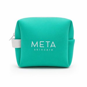 OEM ODM Neoprene Cosmetic Pouch Set Custom Logo Soft Water Resistant Travel Makeup Toiletry Organizer in Two Size Set - Product Image 3