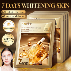 Mascarilla Facial Blanqueadora con Niacinamida SADOER, Etiqueta Privada OEM, 25 ml, Hidratante, Productos <span class=keywords><strong>de</strong></span> <span class=keywords><strong>Belleza</strong></span> para el Cuidado <span class=keywords><strong>de</strong></span> la Piel al <span class=keywords><strong>por</strong></span> <span class=keywords><strong>Mayor</strong></span> - Product Image 1