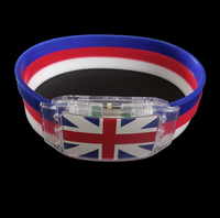 Bracelet LED Drapeau National Coupe de Football 2026 – Bracelet Lumineux Drapeau de Pays pour Événements Sportifs, Fêtes et Souvenirs