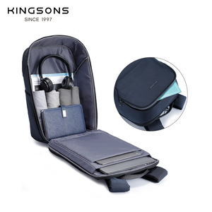 Kingsons Business <b>Backpack</b> 15 Inch Laptop <b>Compartment</b> Large Capacity For Men Commuting Travel - Product Image 3