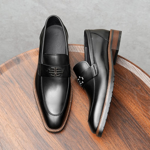 Nuevos Zapatos Casuales de Hombre, Estilo Británico, de Piel Auténtica, Hechos a Mano, Transpirables y Versátiles - Product Image 5