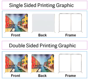 8 pies 10 pies 20 pies personalizado recto <span class=keywords><strong>Banner</strong></span> soporte tensión tela pantalla Fondo telón de fondo con diseño de funda de almohada - Product Image 4