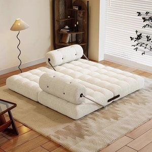 Canapé-<span class=keywords><strong>lit</strong></span> <span class=keywords><strong>pliant</strong></span> moderne, canapé convertible multifonctionnel pour salon |   Ensemble de canapés en tissu gain de place, personnalisable - Product Image 4