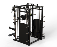 Machine Smith multifonction intégrale tout-en-un pour entraînement complet en salle de sport, équipement de fitness commercial et domestique intégré