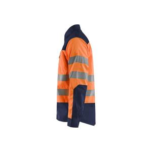 BLAKLADER - 3255181753894XL <b>Hi</b>-<b>Vis</b> Shirt <b>Orange</b>/Navy blue - EAN 7330509705339 <b>HI</b>-<b>VIS</b> WORKWEAR - Product Image 3