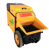 Petite pompe à béton électrique pour mortier, alimentée au diesel, distance de livraison maximale de 40 mètres