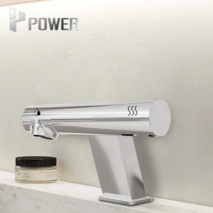 Industrie Nouvelle Toilette Cuivre Chrome Plaqué Jet Air Haute Vitesse 2 En 1 Capteur Automatique Robinet Intelligent Sèche-Mains - Product Image 1