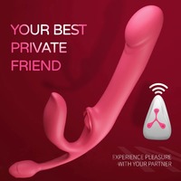 Vibromasseur télescopique à poussée, double pénétration, pour bien-être anal féminin, massage vaginal, point G, jouet sexuel pour femme et lesbiennes