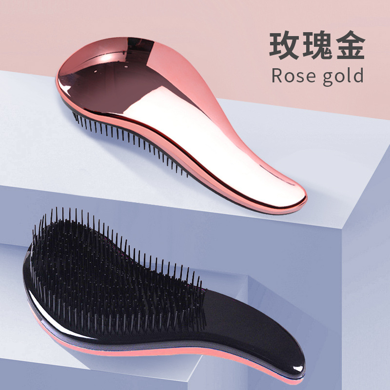 Peigne antistatique galvanisé [Or Rose]