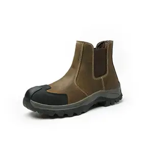 2021 Лидер продаж 0 защитные ботинки со стальным носком и S3 резиновые защитные рабочие ботинки
