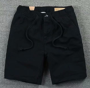 2022 pantalones cortos sólidos básicos elásticos pequeños para hombres, pantalones cortos deportivos sueltos de secado rápido, pantalones cortos Cargo lavados para hombres - Product Image 3